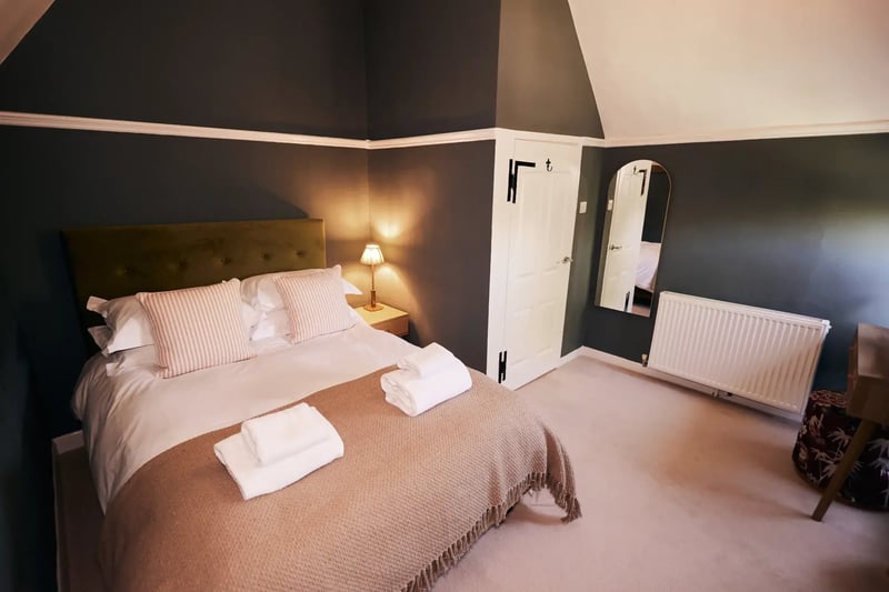 Double room in accommodation at High House