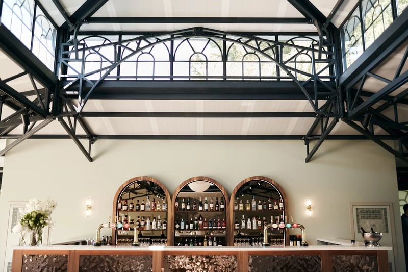 Bar inside the Orangery at High House