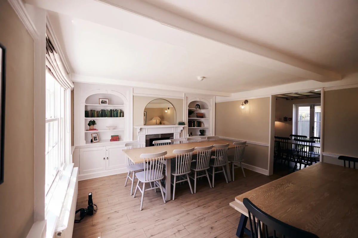 Dining area in accommodation at High House