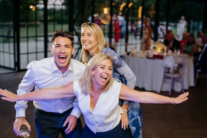 Guests partying in the Orangery at High House