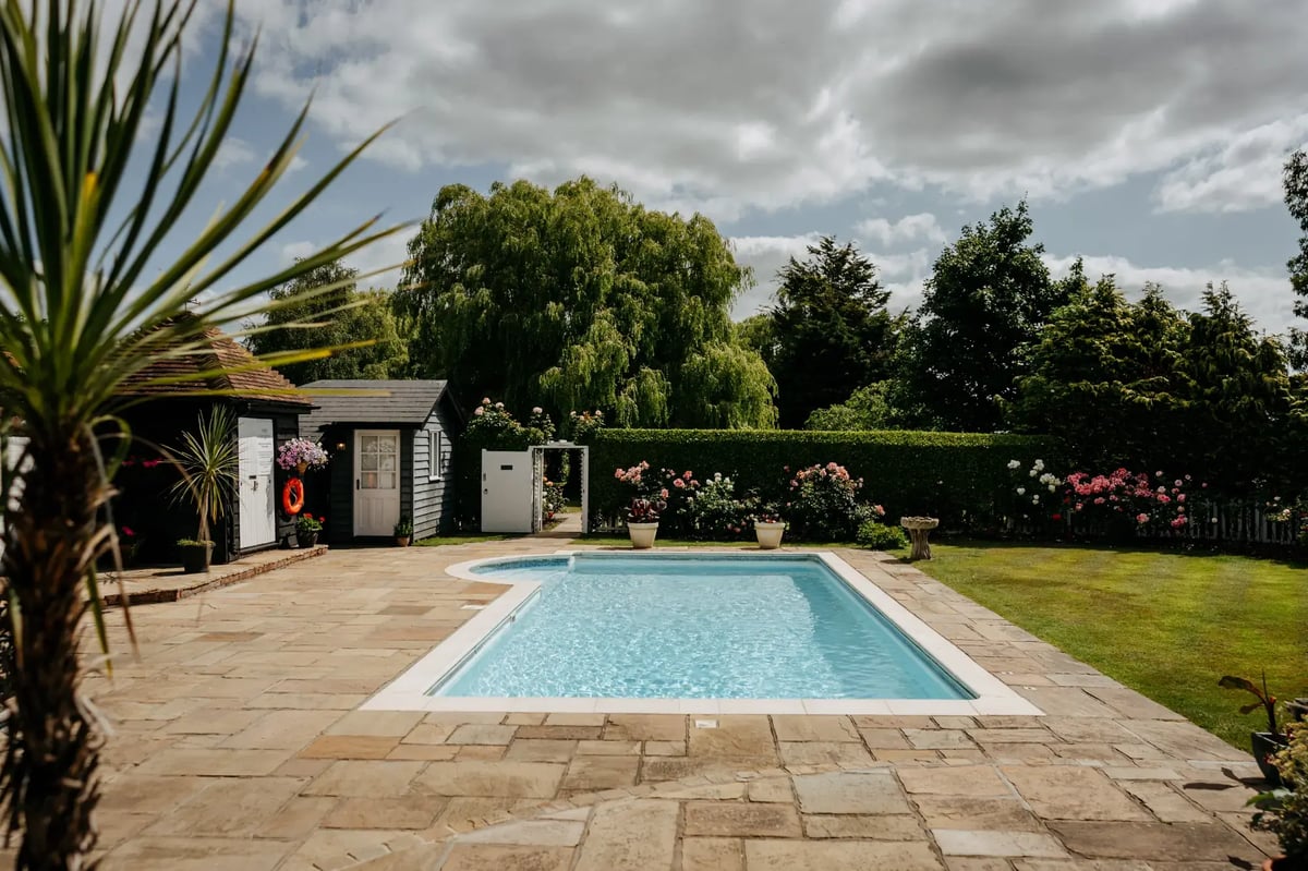 Pool outside at High House
