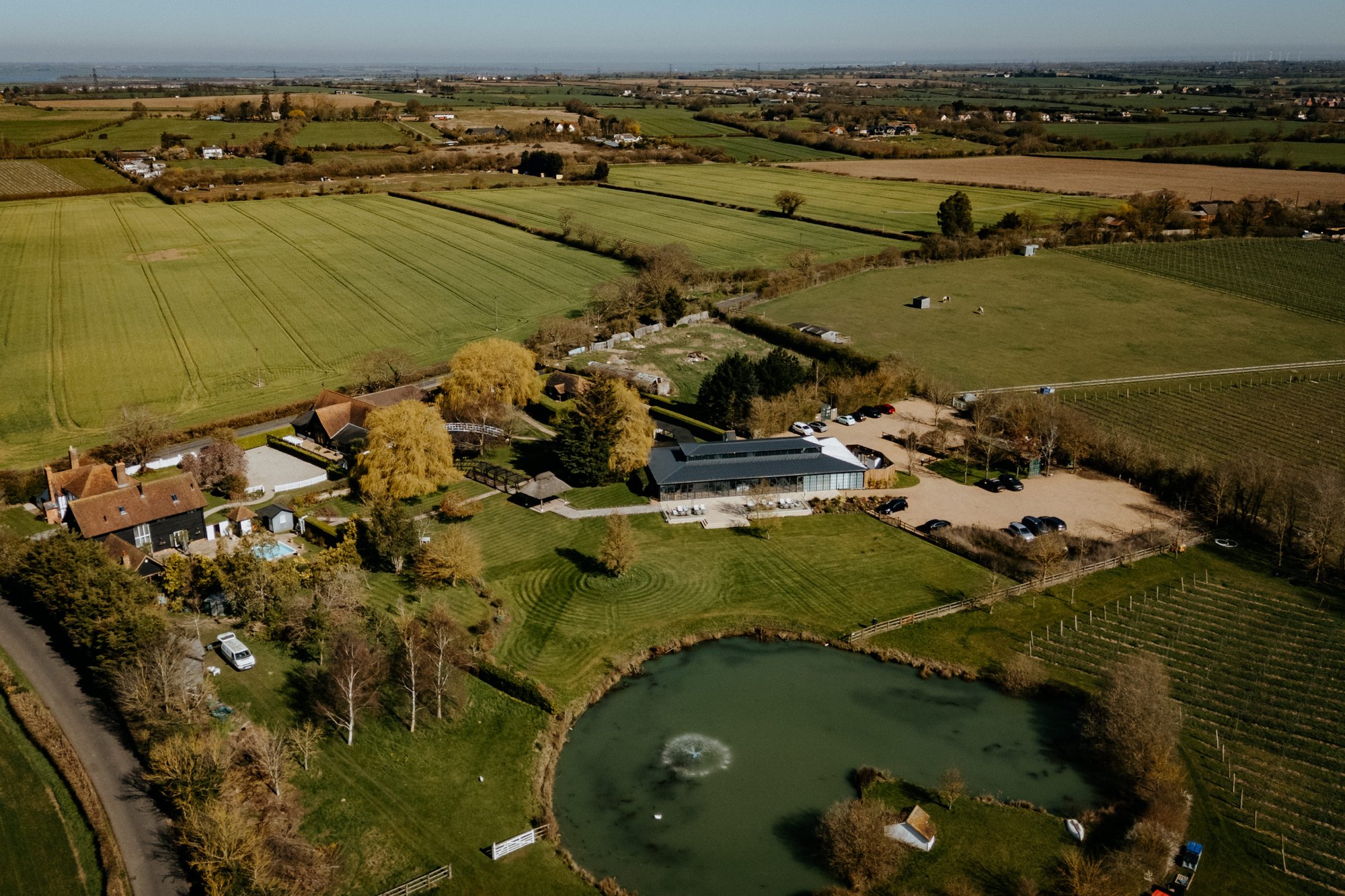 birds-eye-view-at-high-house-weddings